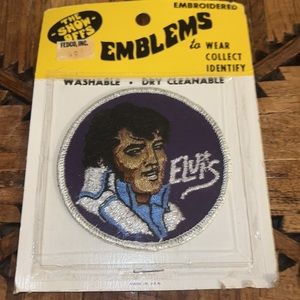 The Show Offs Emblems **VINTAGE** 1970’s Elvis Presley Embroidered Patch **NEW**
